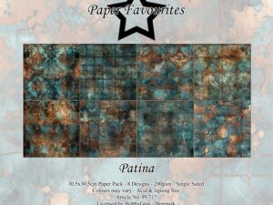 PF717 Paper Favourites, Papirsblok 30x30, Patina