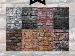 PFA157 Paper Favourites, Papirsblok A5, Brick Wall