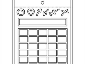 SBD494 Simple and Basic die, Calender For Everything - Kalender