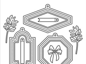 SBD496 Simple and Basic die, Set Of Tag Labels - Diverse Gavetags