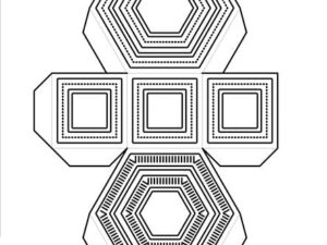 SBD499 Simple and Basic die, Hexagon Box - Æske