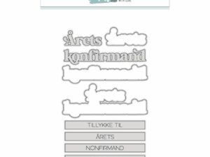 63443 MW Made With Love Dies, Tekstdie Årets Konfirmand