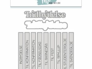 63444 MW Made With Love Dies, Tekstdie Indbydelse