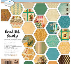 C028 Elizabeth Craft Design Cardstock Papir, Beautiful Bounty