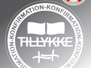 BLD1722 By Lene Die Cut, Konfirmationsramme