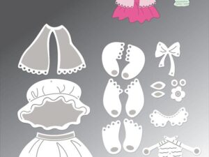 BLD1730 By Lene Die Cut/Emb, Accessories/Tilbehør til BLD1727/Panda #3