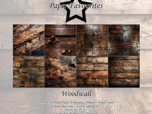 PF721 Paper Favourites, Papirsblok 30x30, Woodwall