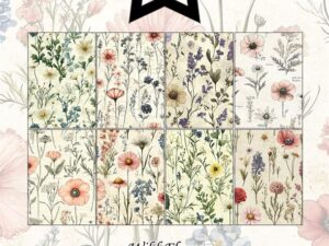 PFA164 Paper Favourites, Papirsblok A5, Wild Flower