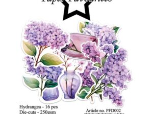 PFD002 Paper Favourites Die-Cuts, Hydrangea - Hortensia