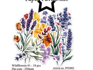 PFD003 Paper Favourites Die-Cuts, Wildflowers - Vilde Blomster #1