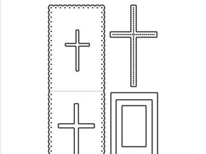 SBD507 Simple and Basic die, Flag With Lace Border - Flag Med Blondekant