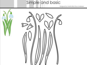 SBD512 Simple and Basic die, Snowdrop - Vintergæk