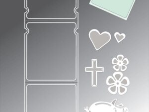 BLD1739 By Lene Die Cut/Emb, Gift Envelope - Gave Kuvert/Lomme