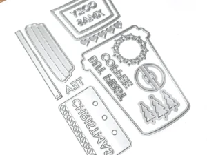 2193 Elizabeth Craft Design Die, Planner Essentials, Take Away Cup