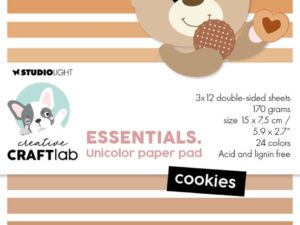 CCL-ES-UPP291 StudioLight Paper Pad 7,5 x 15,0 cm. - Cookies