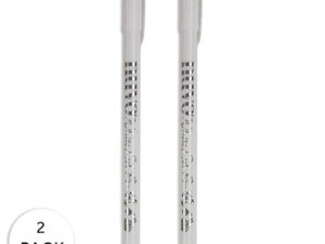 124N Nuvo - Gel Pens, White/Hvide 2 stk.