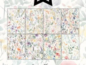 PFA167 Paper Favourites, Papirsblok A5, Spring Flowers