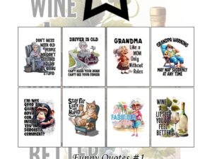 PFA565 Paper Favourites, Papirsblok A6, Funny Quotes #1