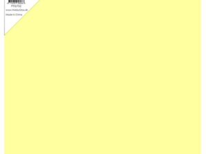 PFSS702 Paper Favourites Smooth Cardstock A4 220Gr. - Light Yellow