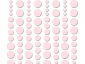 SBA036 Simple and Basic, Enamel Dots, Light Pink