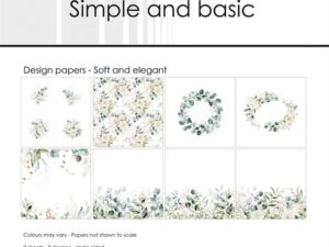 SBP745 Simple and Basic Design Papirblok 30 x 30 cm, Soft And Elegant