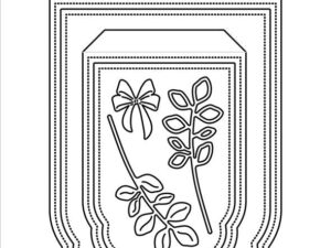 SBD515 Simple and Basic die, Cardfront - Kort forside Str. A6 & A7