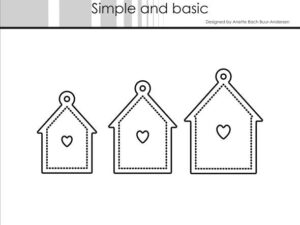 SBD521 Simple and Basic die, Houses - Fuglehuse