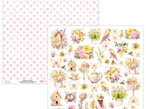 MT-BLO-09 Mintay Papers 30x30, Blossom Serenity 09