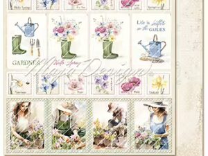 1419 Maja Design, Spring Garden - To Cut Out