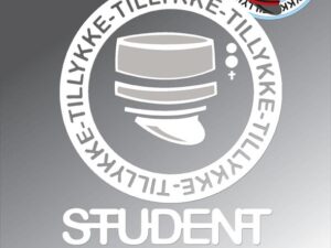 BLD1740 By Lene Die Cut/Emb, Tillykke ramme med studenterhue