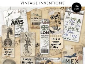 SL-ES-DPP302 StudioLight Paper Pad Mini - Vintage Inventions