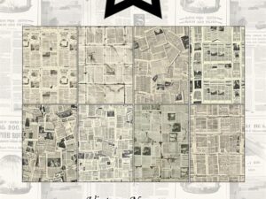 PFA172 Paper Favourites, Papirsblok A5, Vintage Newspaper