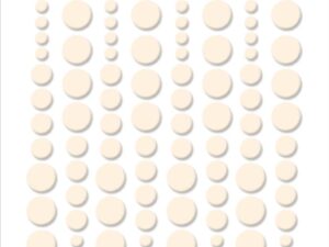 SBA042 Simple and Basic, Enamel Dots, Nougat