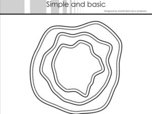 SBD529 Simple and Basic die, Simple Colour Splashes