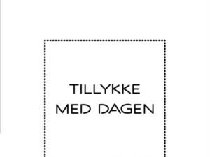 SBD533 Simple and Basic die, Tillykke med dagen,