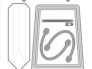SBD534 Simple and Basic die, Small Purse - Lille Taske