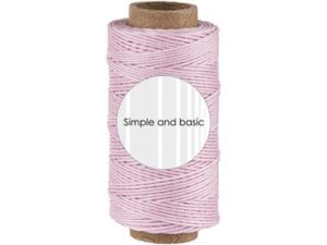 SBA713 Simple and Basic, Polyester tråd 0,05mm x 50m,  Pink Candyfloss