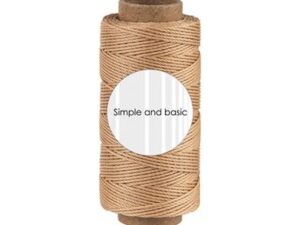 SBA714 Simple and Basic, Polyester tråd 0,05mm x 50m, Salted Caramel