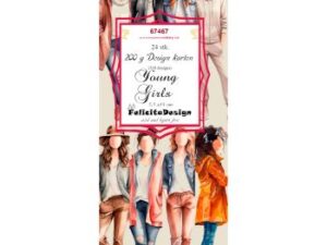 67467 Felicita Design Toppers 5,5 x 14,0 cm, Young Girls