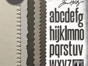 666873 Sizzix Die Tim Holtz Thinlits Die, Vault - Edges