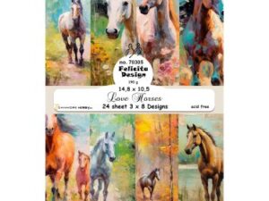70305 Felicita Design Toppers 14,8 x 10,5 cm, Love Horses