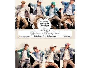70308 Felicita Design Toppers 14,8 x 10,5 cm, Having A Funny Time