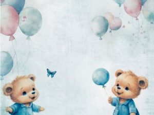 70932 Felicita Design Papir 30 x 30 cm, Baby Lyseblå