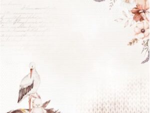 70937 Felicita Design Papir 30 x 30 cm, Baby Brun/Beige