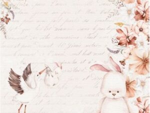 70939 Felicita Design Papir 30 x 30 cm, Baby Brun/Beige