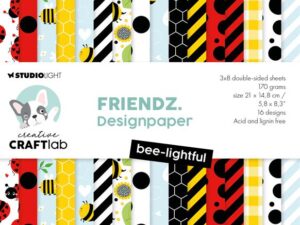 CCL-FR-DPP317 StudioLight Paper Pad A5 14,8 x 21 cm. - Bee-Lightful