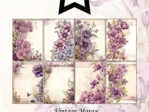 PFA575 Paper Favourites, Papirsblok A6, Vintage Mauve