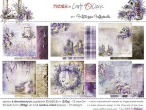 CC-F39-HWS-00 Craft O'Clock Paper Pack 30,5 x 30,5 cm, Heritage Whispers