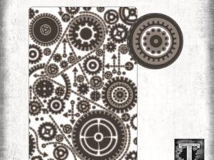 666866 Sizzix Embossingfolder, Tim Holtz, Vault - Gears A6