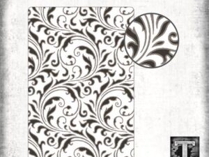 666868 Sizzix Embossingfolder, Tim Holtz, Vault - Flourish A6